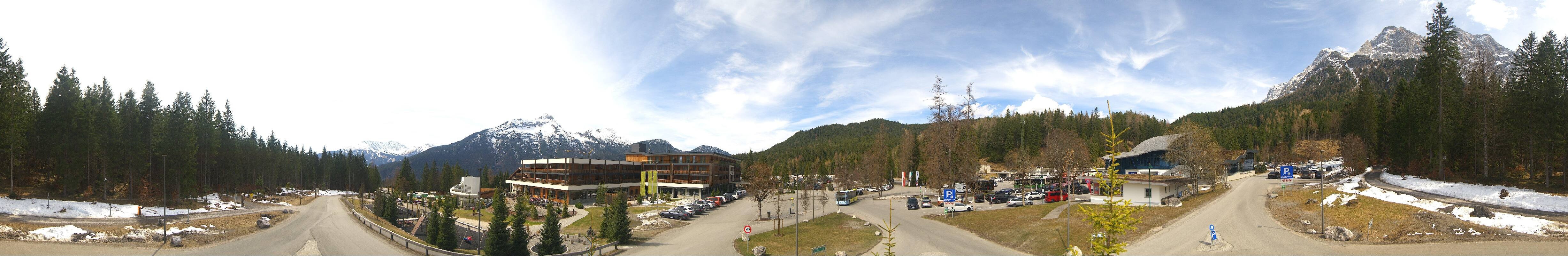 Archiv Foto Webcam Tiroler Zugspitzbahn: Talstation in Ehrwald