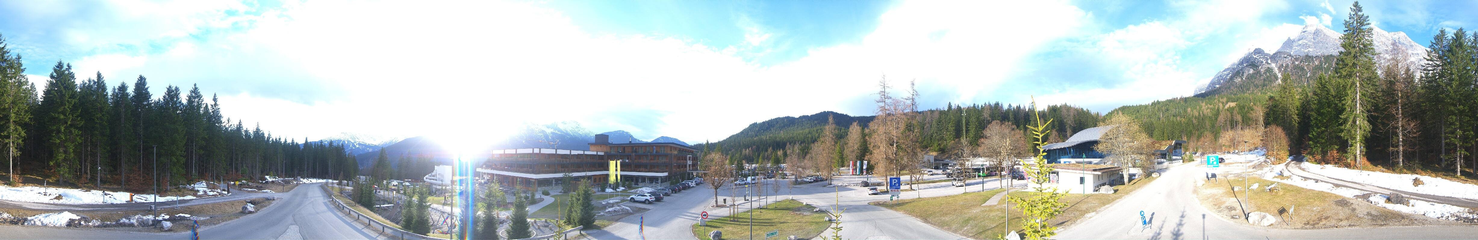 Archiv Foto Webcam Tiroler Zugspitzbahn: Talstation in Ehrwald