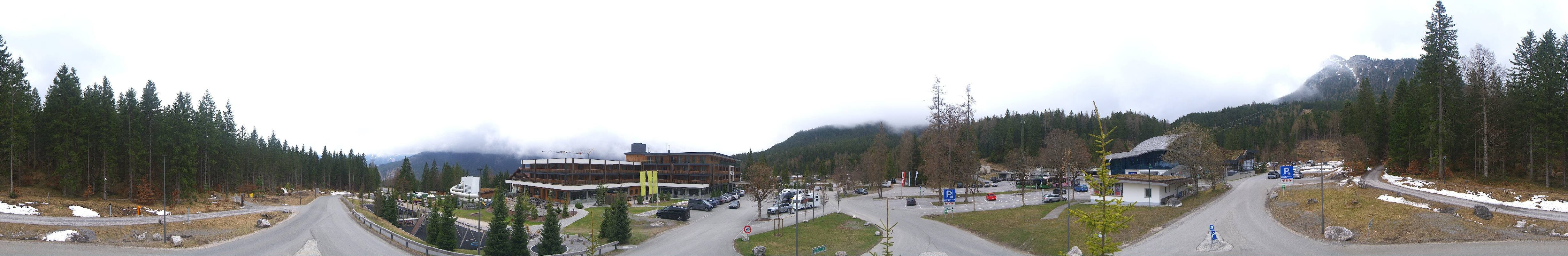 Archiv Foto Webcam Tiroler Zugspitzbahn: Talstation in Ehrwald