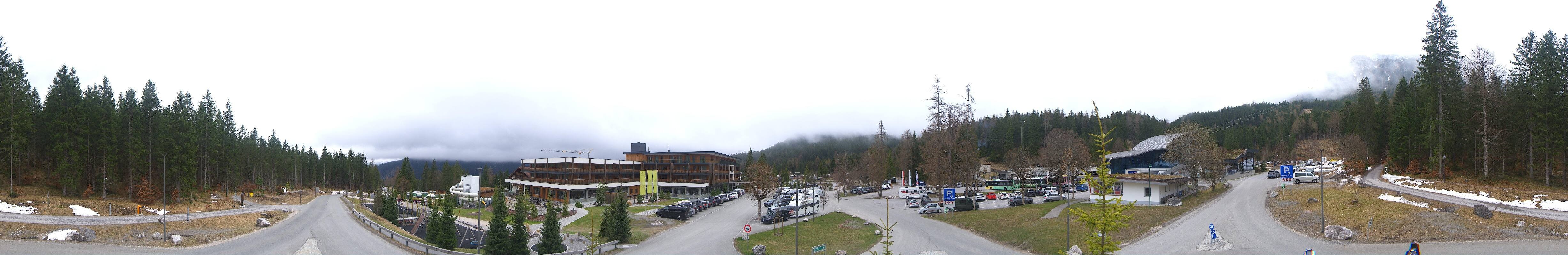 Archiv Foto Webcam Tiroler Zugspitzbahn: Talstation in Ehrwald