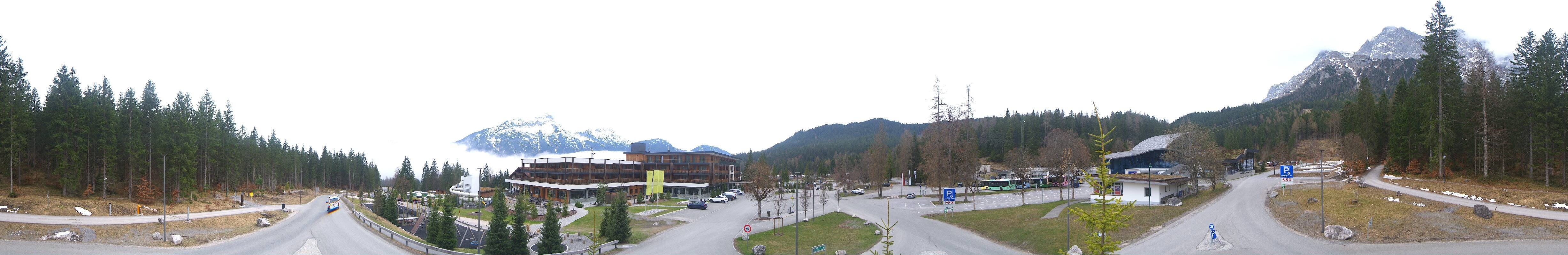 Archiv Foto Webcam Tiroler Zugspitzbahn: Talstation in Ehrwald