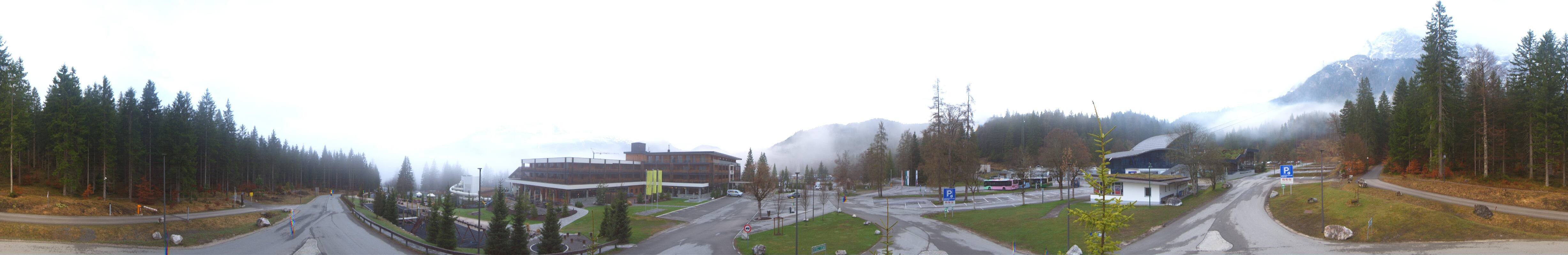 Archiv Foto Webcam Tiroler Zugspitzbahn: Talstation in Ehrwald