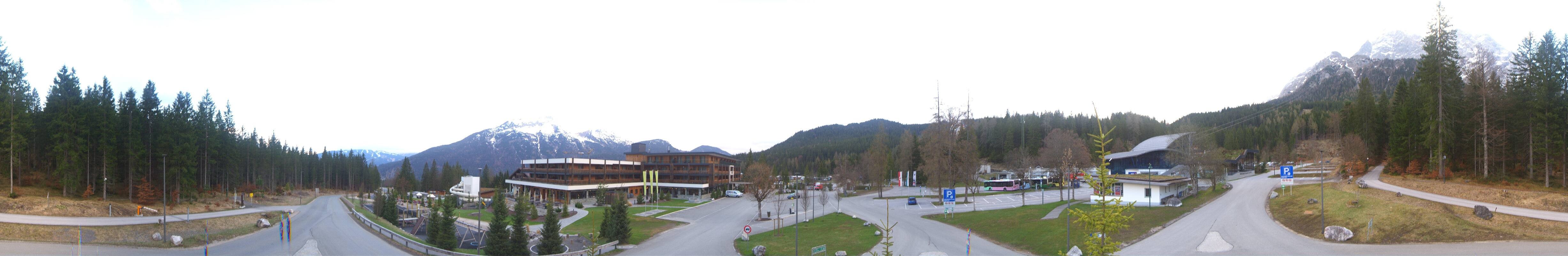 Archiv Foto Webcam Tiroler Zugspitzbahn: Talstation in Ehrwald