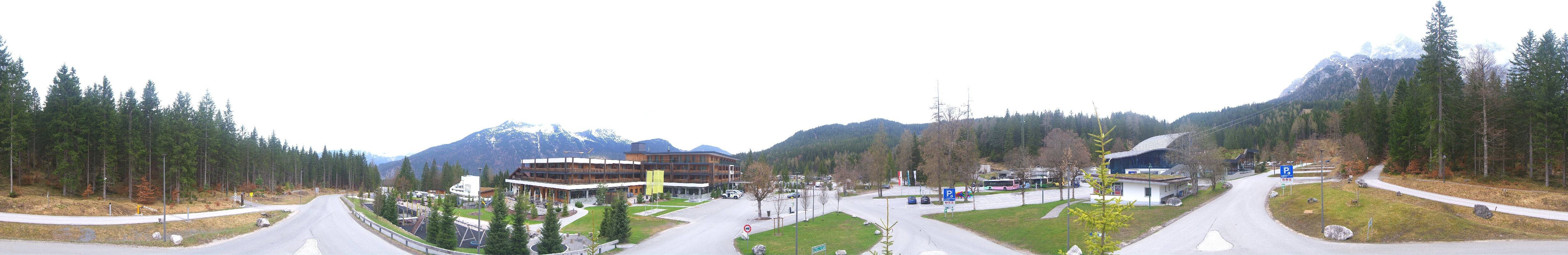 Archiv Foto Webcam Tiroler Zugspitzbahn: Talstation in Ehrwald