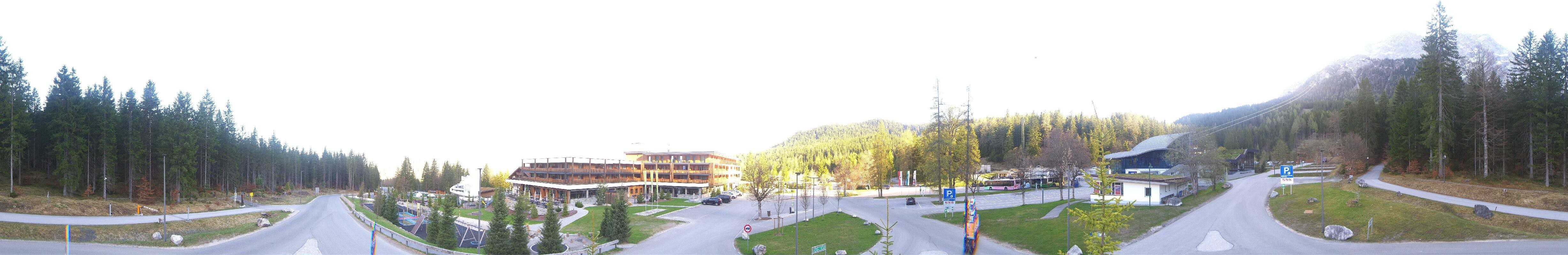 Archiv Foto Webcam Tiroler Zugspitzbahn: Talstation in Ehrwald