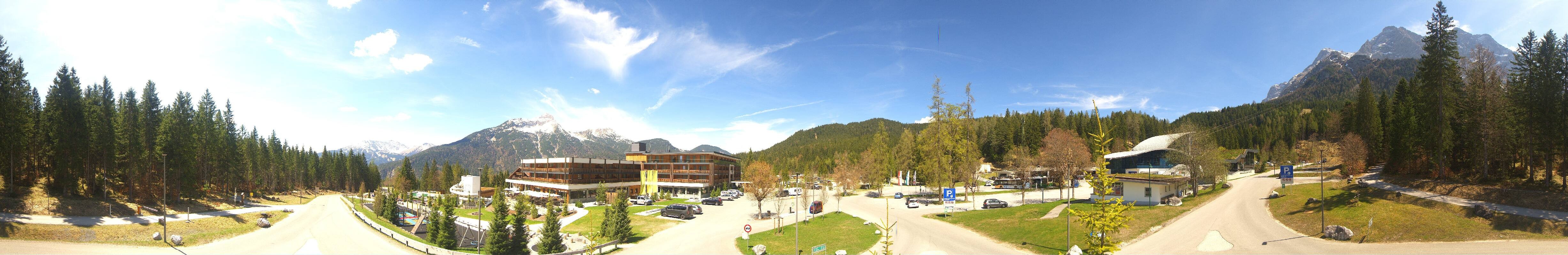 Archiv Foto Webcam Tiroler Zugspitzbahn: Talstation in Ehrwald