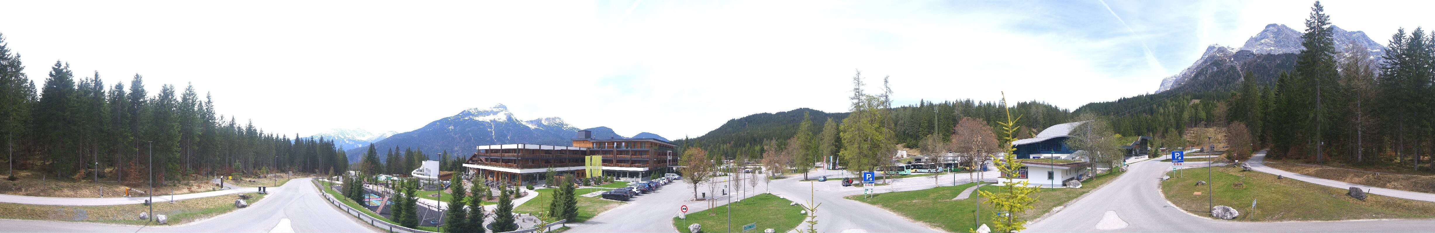 Archiv Foto Webcam Tiroler Zugspitzbahn: Talstation in Ehrwald