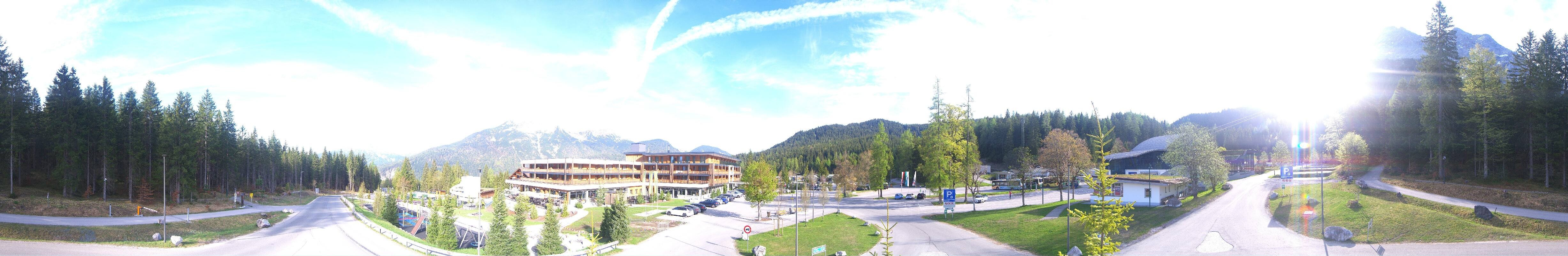 Archiv Foto Webcam Tiroler Zugspitzbahn: Talstation in Ehrwald