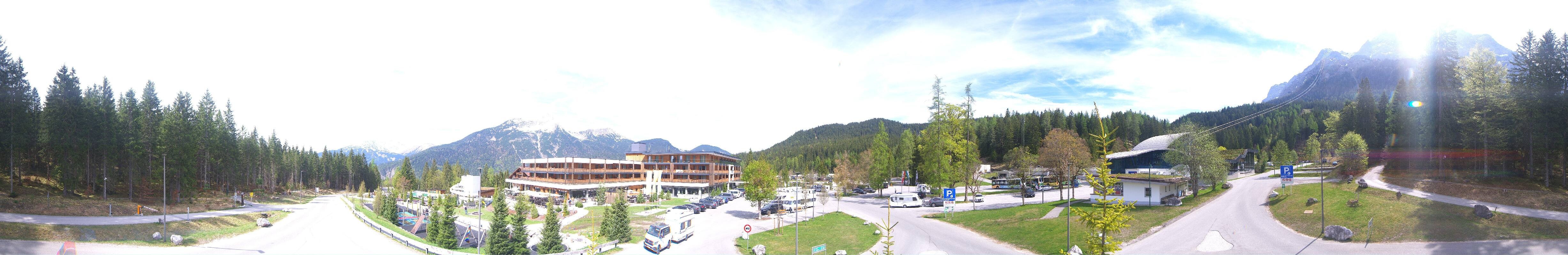 Archiv Foto Webcam Tiroler Zugspitzbahn: Talstation in Ehrwald