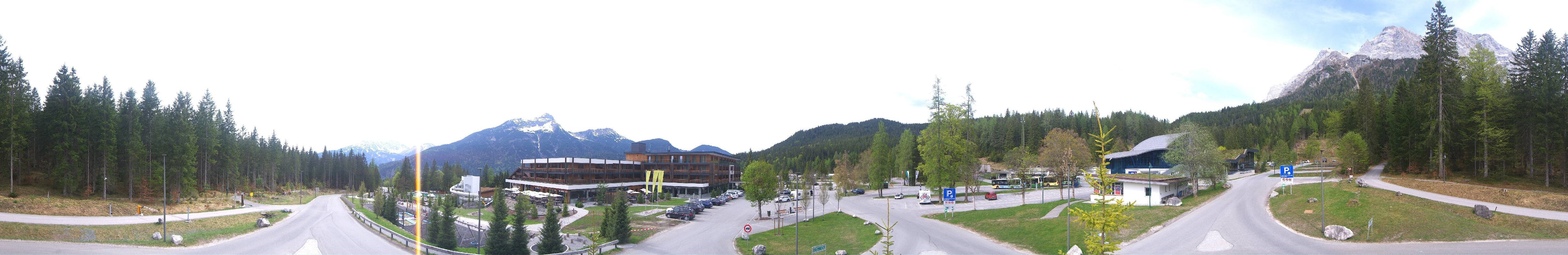Archiv Foto Webcam Tiroler Zugspitzbahn: Talstation in Ehrwald