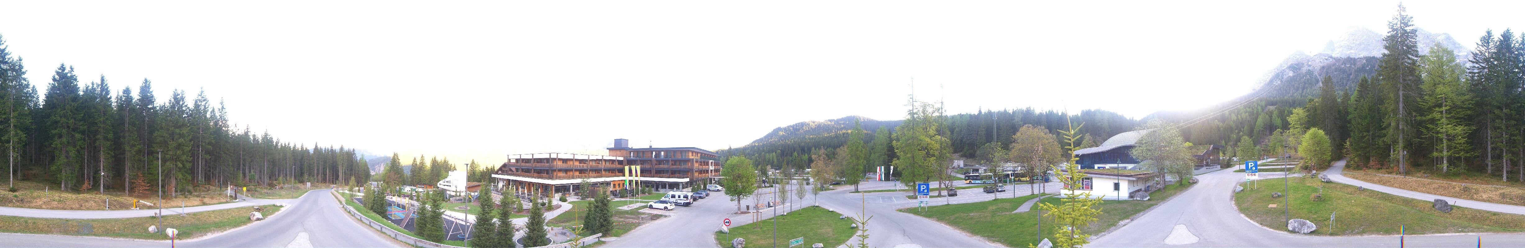 Archiv Foto Webcam Tiroler Zugspitzbahn: Talstation in Ehrwald