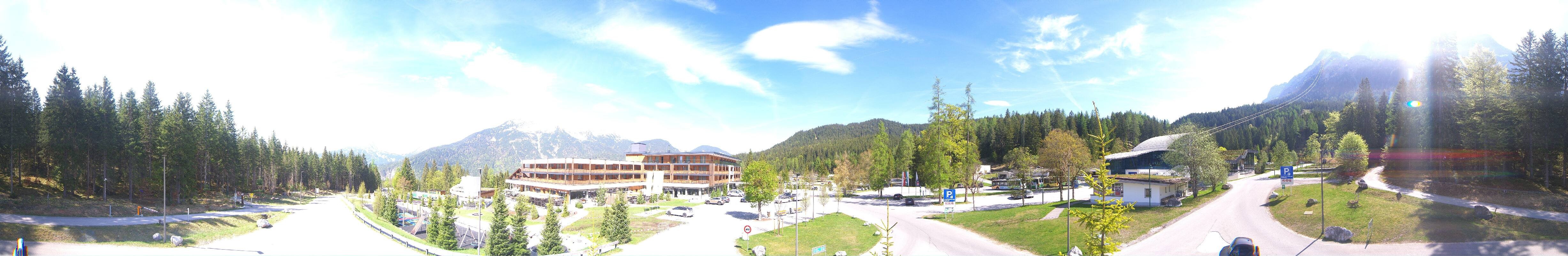 Archiv Foto Webcam Tiroler Zugspitzbahn: Talstation in Ehrwald
