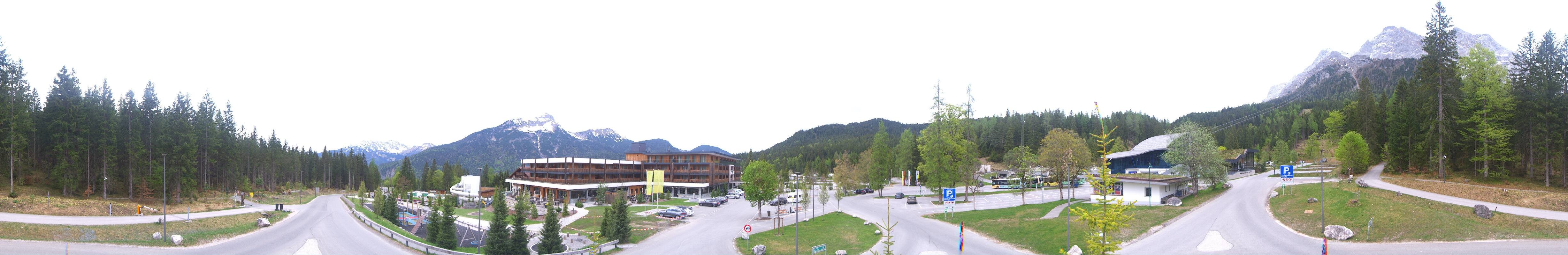 Archiv Foto Webcam Tiroler Zugspitzbahn: Talstation in Ehrwald