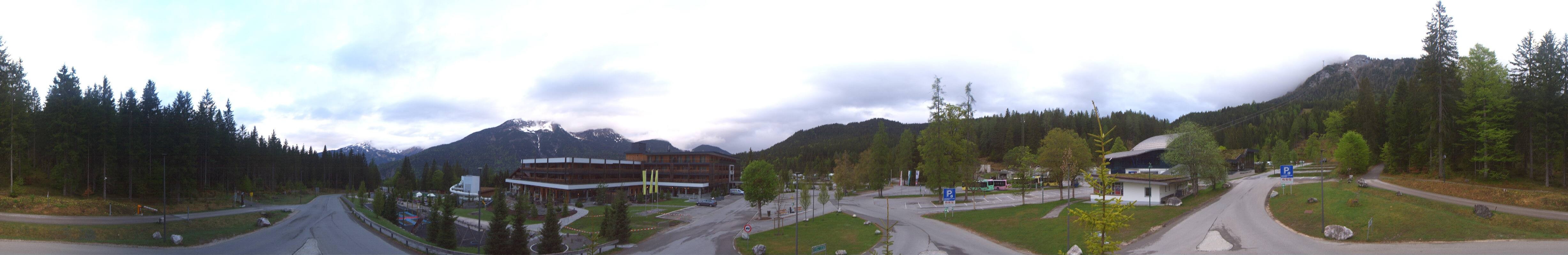 Archiv Foto Webcam Tiroler Zugspitzbahn: Talstation in Ehrwald