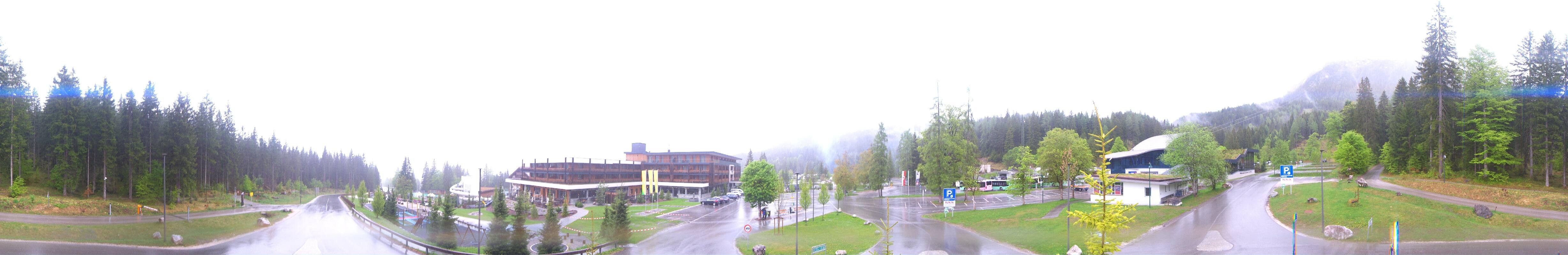 Archiv Foto Webcam Tiroler Zugspitzbahn: Talstation in Ehrwald