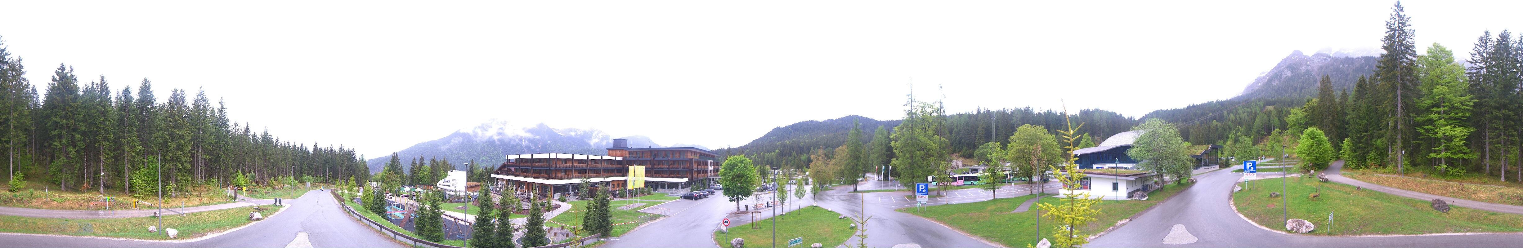 Archiv Foto Webcam Tiroler Zugspitzbahn: Talstation in Ehrwald