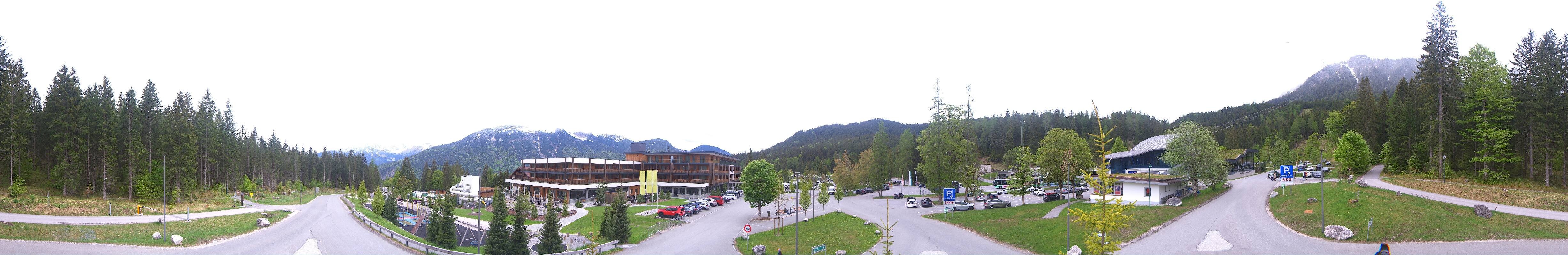 Archiv Foto Webcam Tiroler Zugspitzbahn: Talstation in Ehrwald