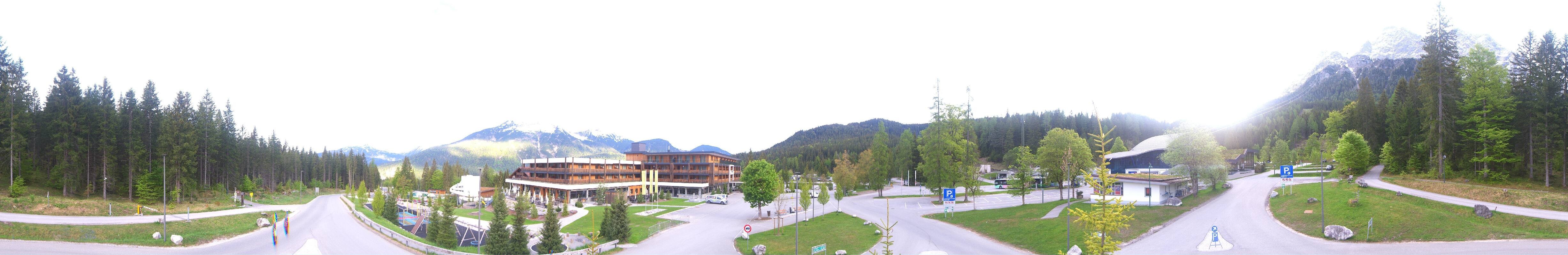 Archiv Foto Webcam Tiroler Zugspitzbahn: Talstation in Ehrwald