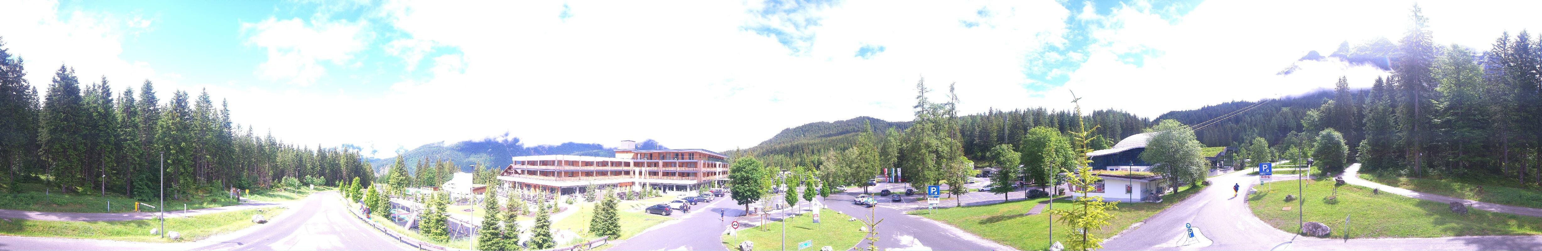 Archiv Foto Webcam Tiroler Zugspitzbahn: Talstation in Ehrwald