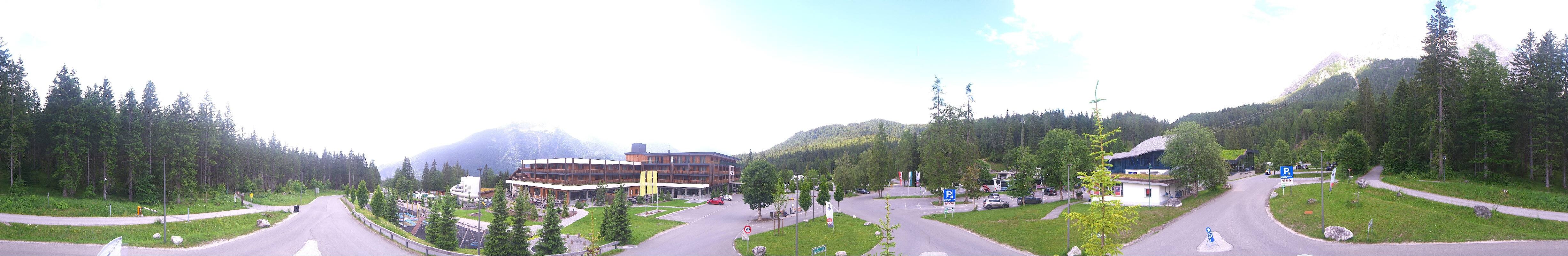 Archiv Foto Webcam Tiroler Zugspitzbahn: Talstation in Ehrwald