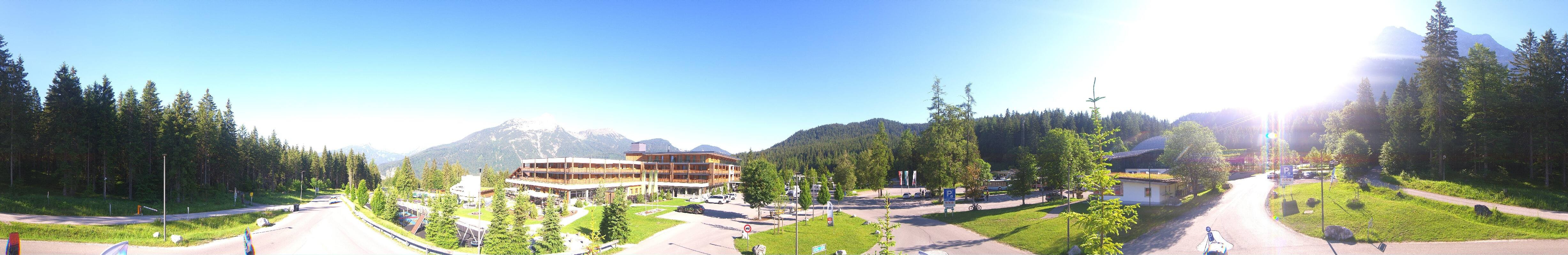 Archiv Foto Webcam Tiroler Zugspitzbahn: Talstation in Ehrwald