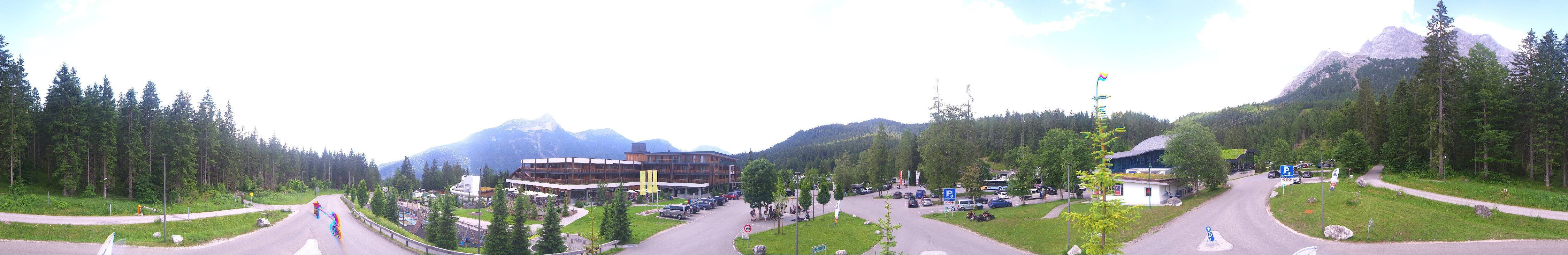 Archiv Foto Webcam Tiroler Zugspitzbahn: Talstation in Ehrwald
