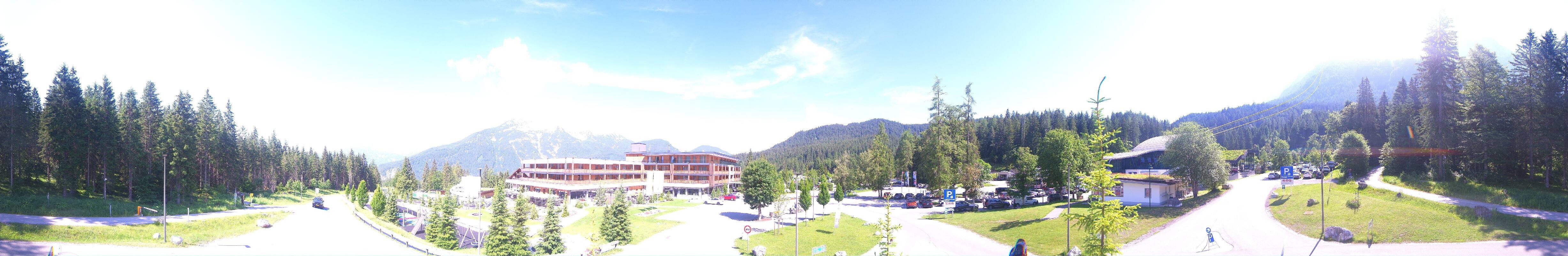 Archiv Foto Webcam Tiroler Zugspitzbahn: Talstation in Ehrwald