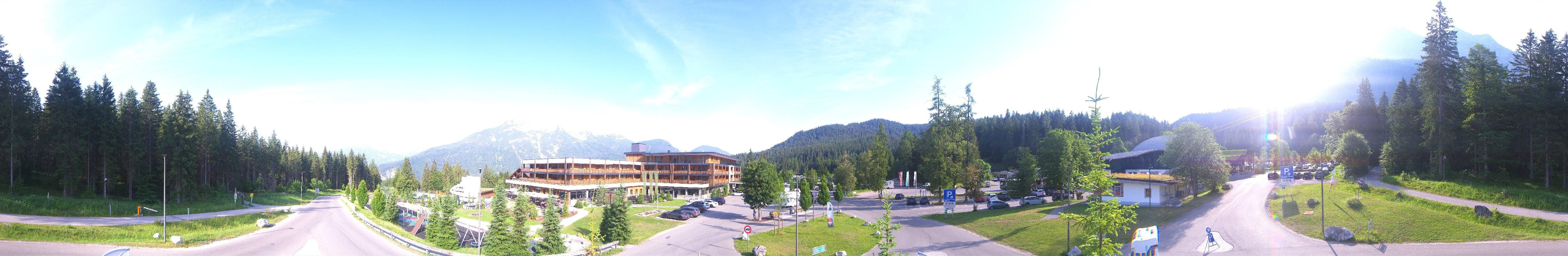 Archiv Foto Webcam Tiroler Zugspitzbahn: Talstation in Ehrwald