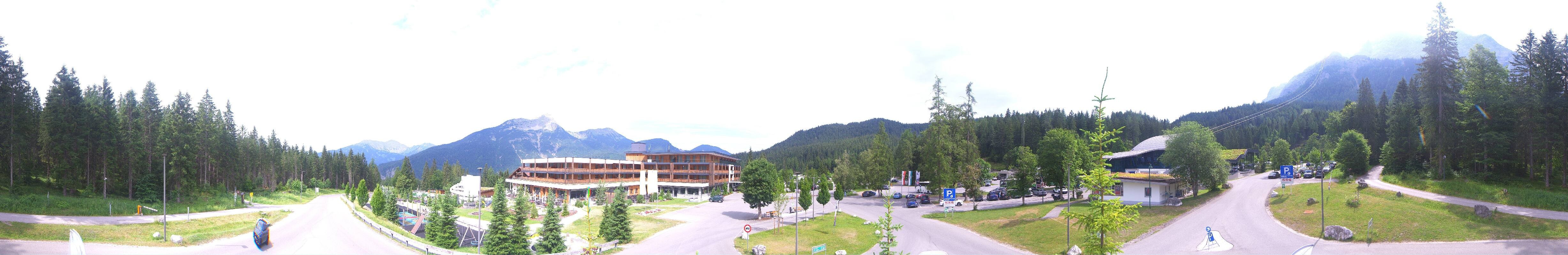 Archiv Foto Webcam Tiroler Zugspitzbahn: Talstation in Ehrwald