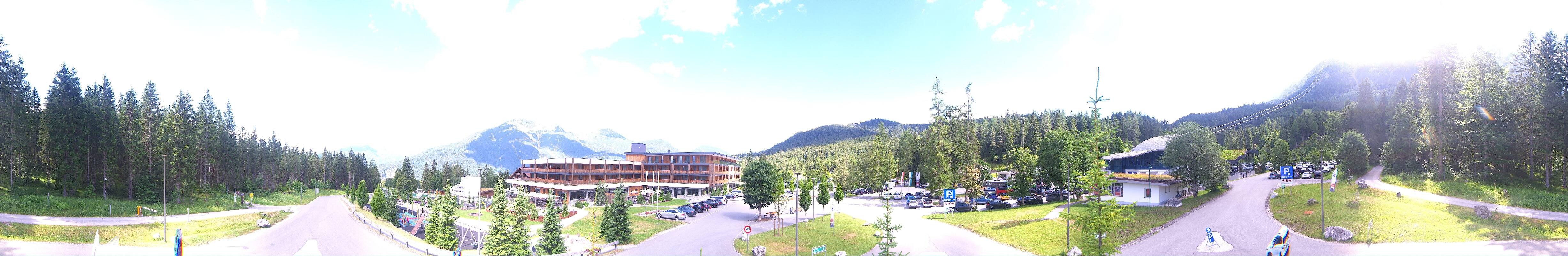 Archiv Foto Webcam Tiroler Zugspitzbahn: Talstation in Ehrwald