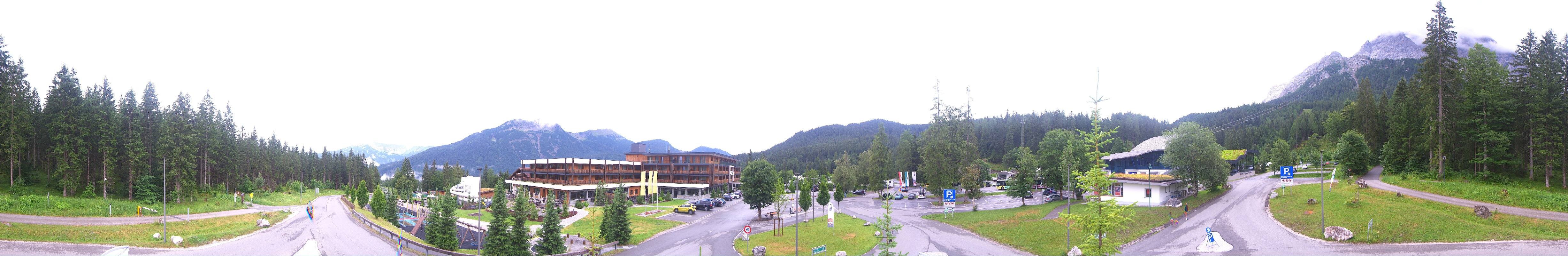 Archiv Foto Webcam Tiroler Zugspitzbahn: Talstation in Ehrwald