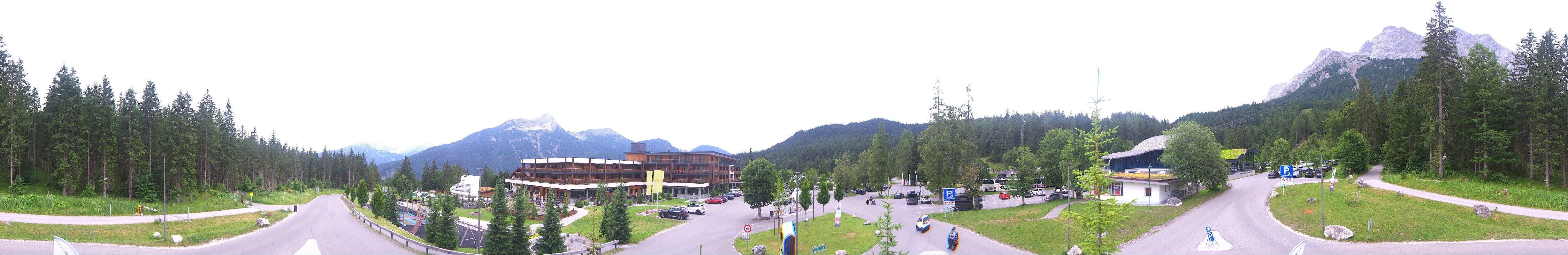 Archiv Foto Webcam Tiroler Zugspitzbahn: Talstation in Ehrwald