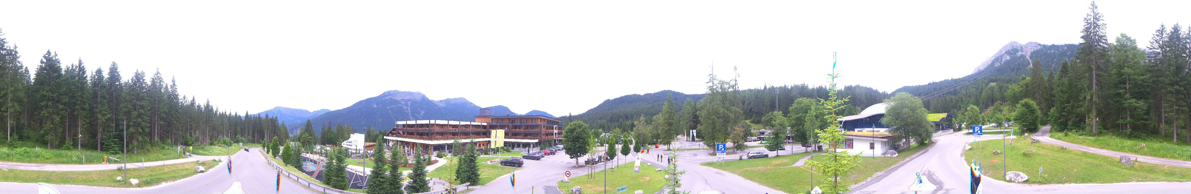 Archiv Foto Webcam Tiroler Zugspitzbahn: Talstation in Ehrwald