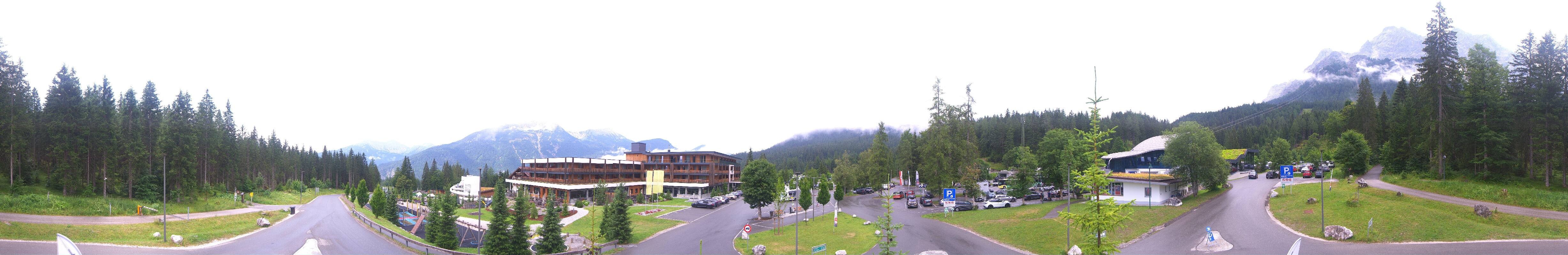 Archiv Foto Webcam Tiroler Zugspitzbahn: Talstation in Ehrwald