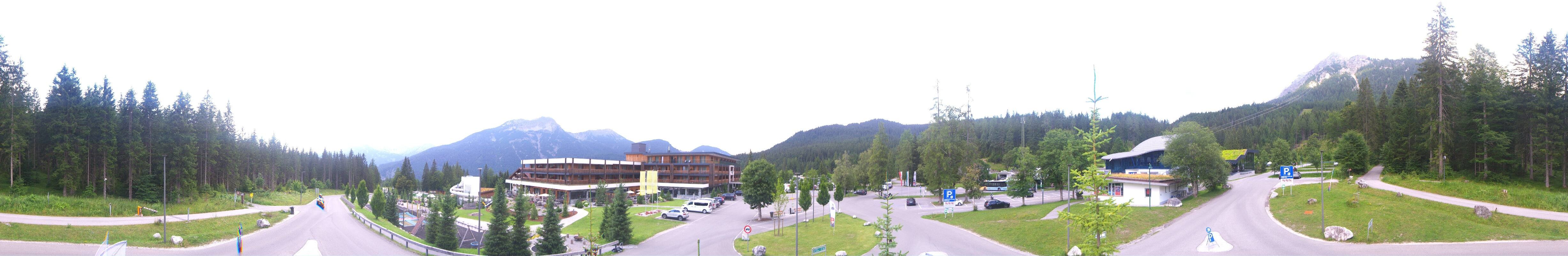 Archiv Foto Webcam Tiroler Zugspitzbahn: Talstation in Ehrwald