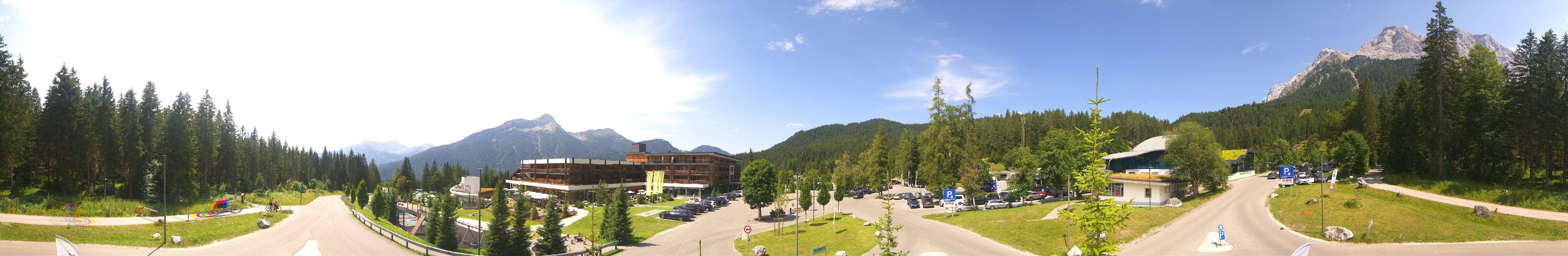 Archiv Foto Webcam Tiroler Zugspitzbahn: Talstation in Ehrwald