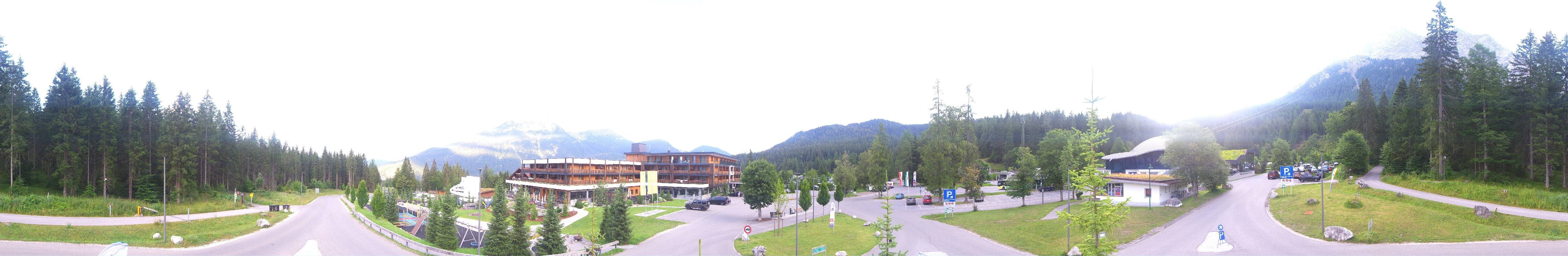 Archiv Foto Webcam Tiroler Zugspitzbahn: Talstation in Ehrwald
