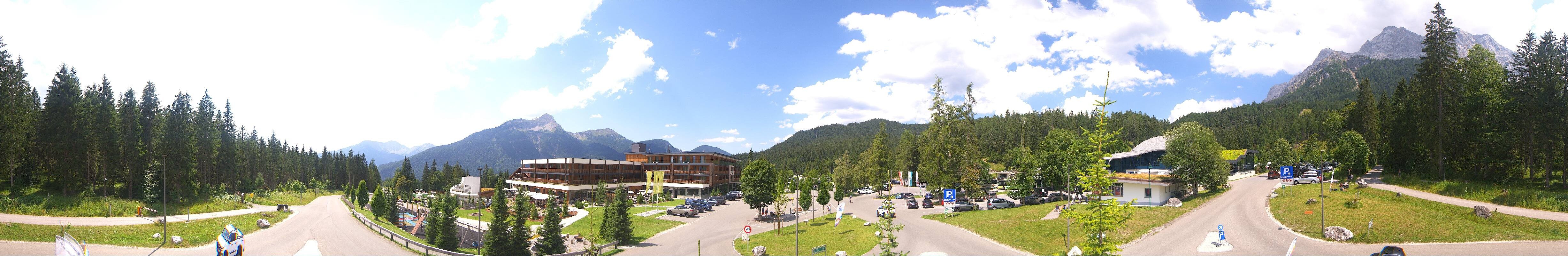 Archiv Foto Webcam Tiroler Zugspitzbahn: Talstation in Ehrwald