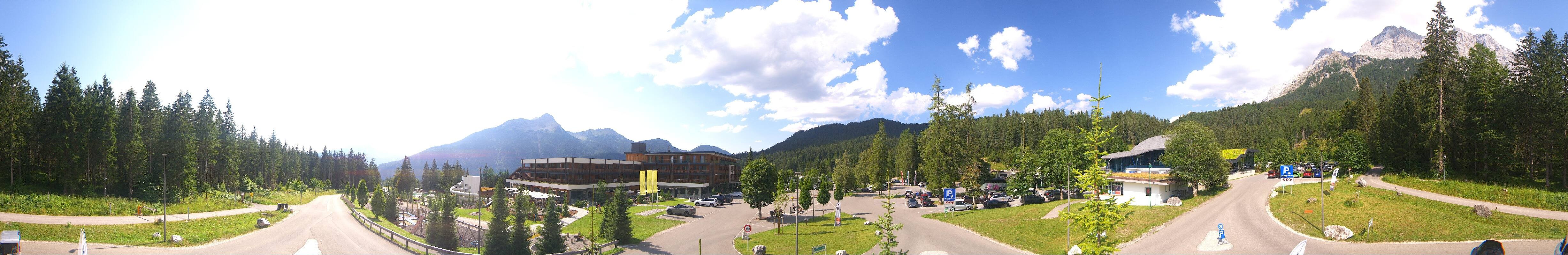 Archiv Foto Webcam Tiroler Zugspitzbahn: Talstation in Ehrwald