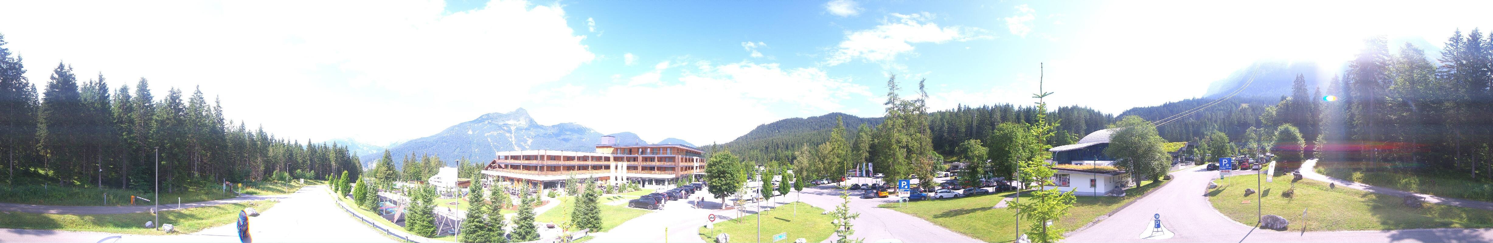 Archiv Foto Webcam Tiroler Zugspitzbahn: Talstation in Ehrwald