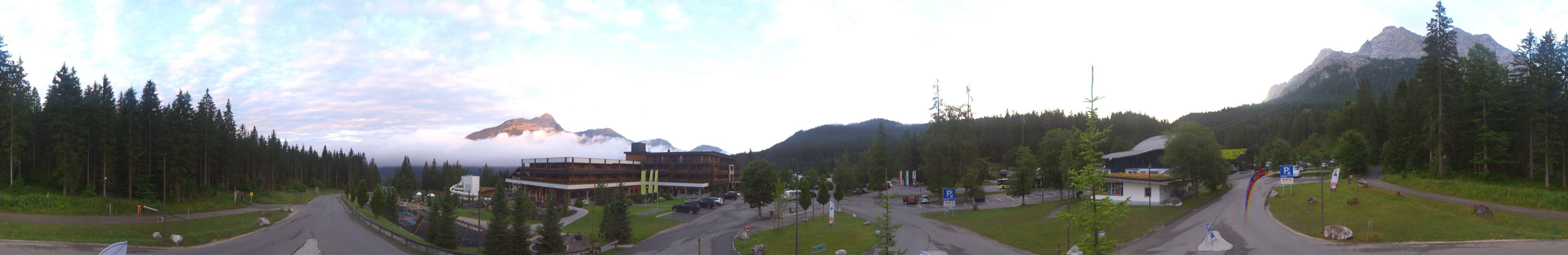Archiv Foto Webcam Tiroler Zugspitzbahn: Talstation in Ehrwald