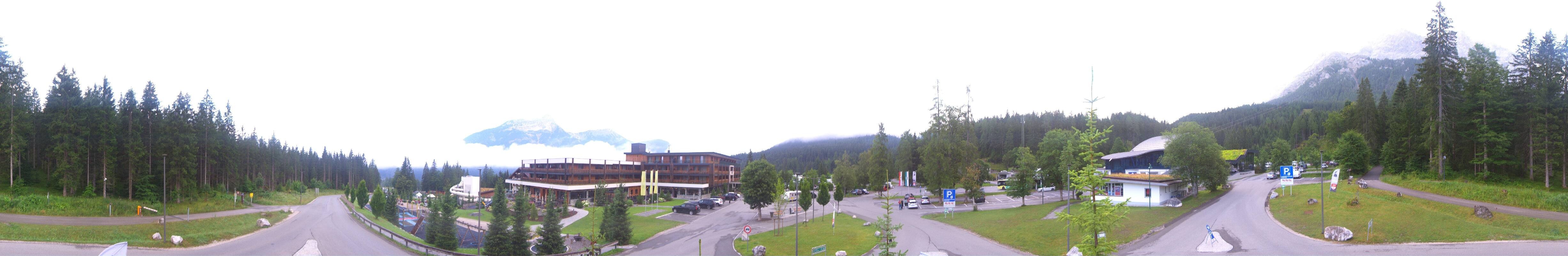 Archiv Foto Webcam Tiroler Zugspitzbahn: Talstation in Ehrwald