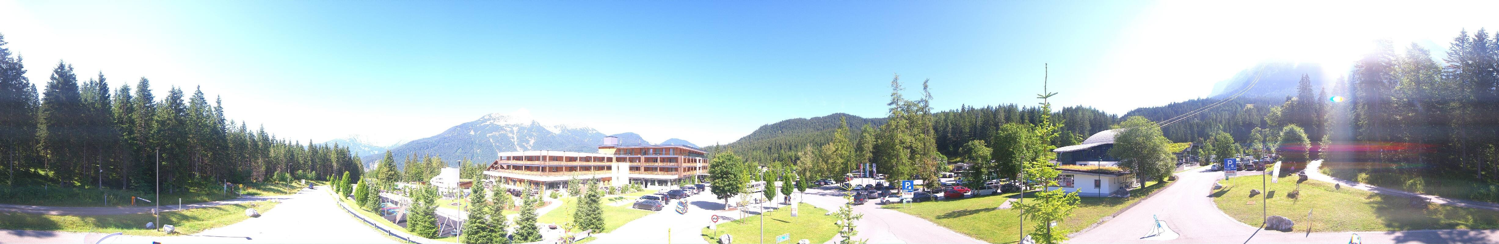 Archiv Foto Webcam Tiroler Zugspitzbahn: Talstation in Ehrwald