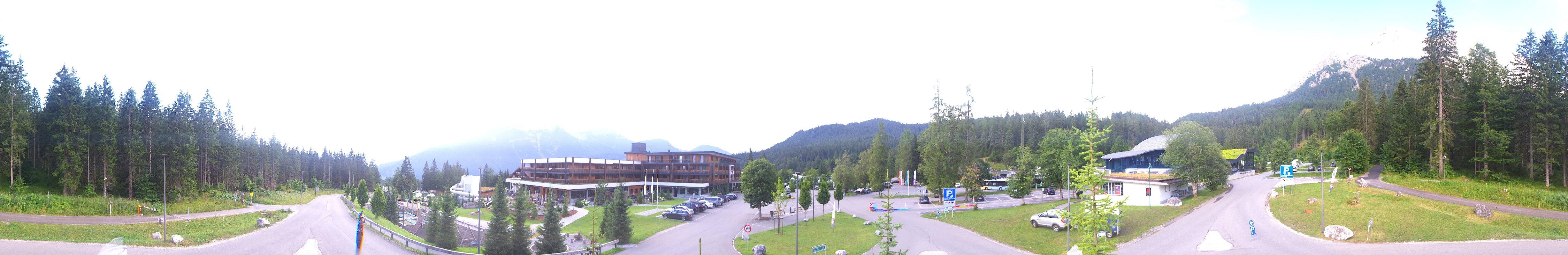 Archiv Foto Webcam Tiroler Zugspitzbahn: Talstation in Ehrwald
