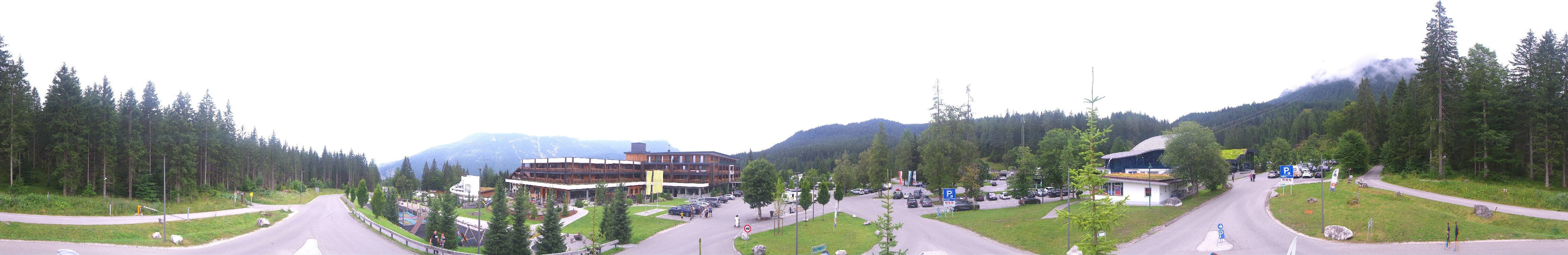 Archiv Foto Webcam Tiroler Zugspitzbahn: Talstation in Ehrwald