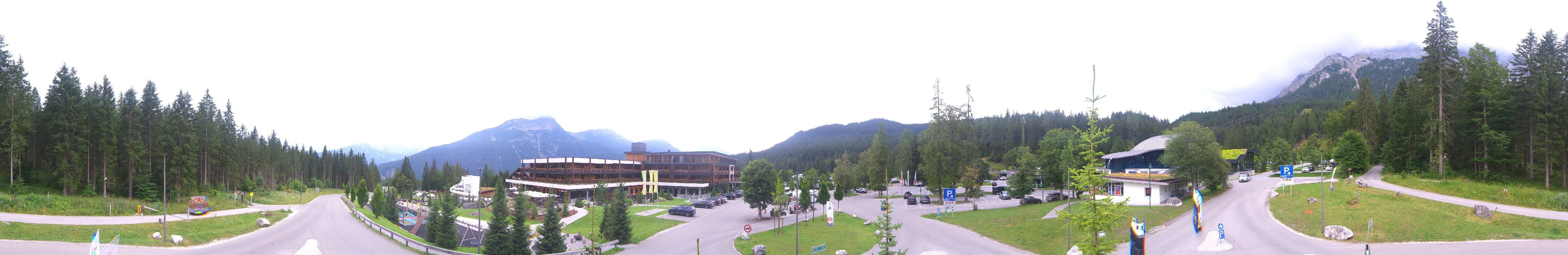 Archiv Foto Webcam Tiroler Zugspitzbahn: Talstation in Ehrwald