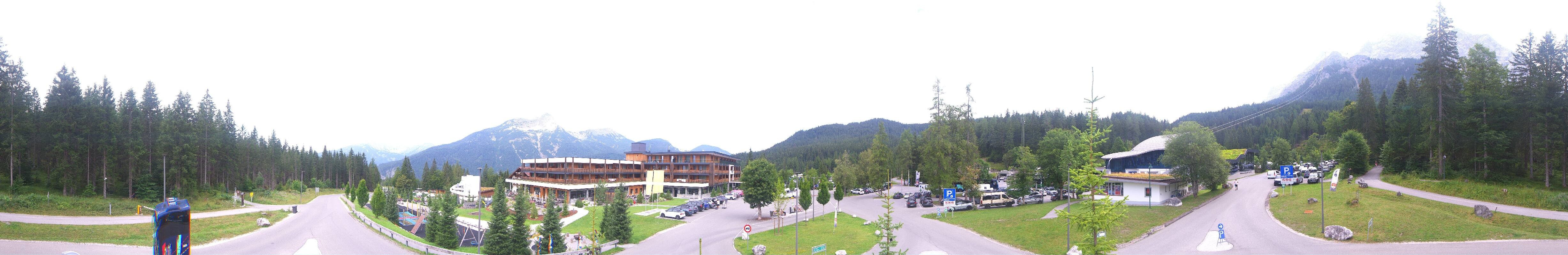 Archiv Foto Webcam Tiroler Zugspitzbahn: Talstation in Ehrwald