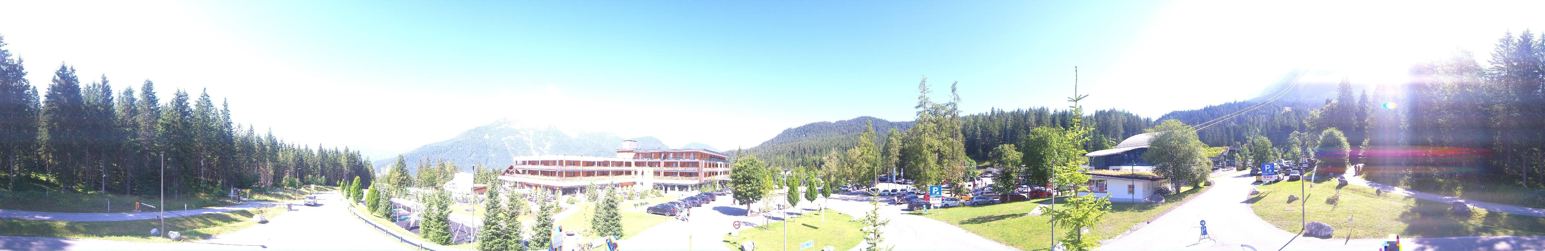 Archiv Foto Webcam Tiroler Zugspitzbahn: Talstation in Ehrwald