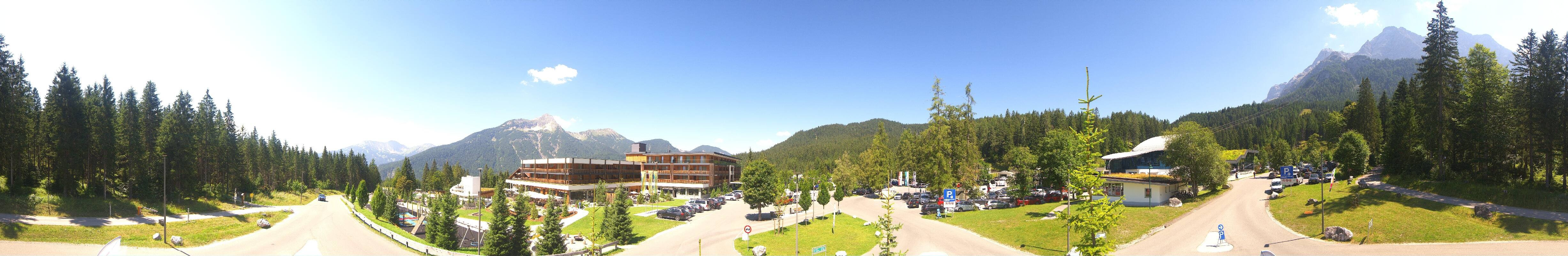 Archiv Foto Webcam Tiroler Zugspitzbahn: Talstation in Ehrwald