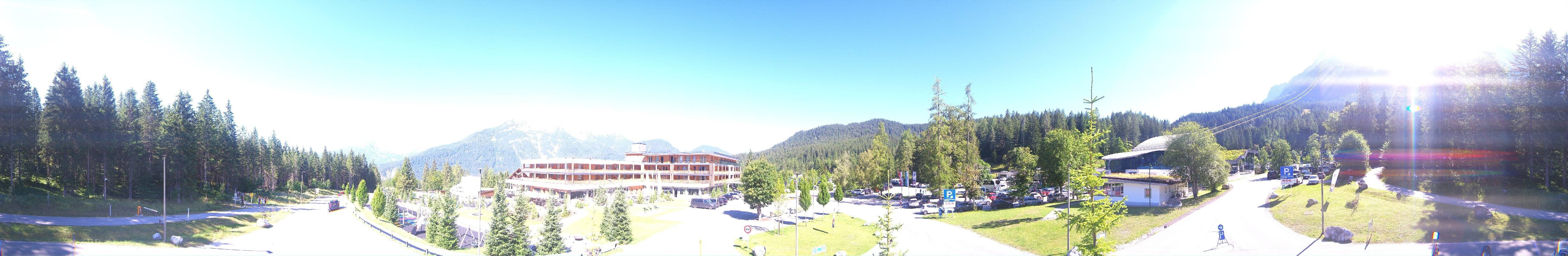Archiv Foto Webcam Tiroler Zugspitzbahn: Talstation in Ehrwald